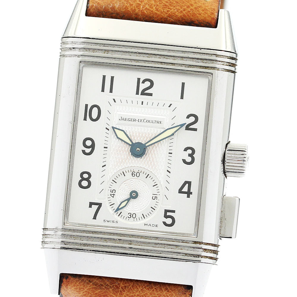 JAEGER-LECOULTRE reverso memory 255.840.822/Q2558470 Silver Dial Hand Winding Men's Watch_886060