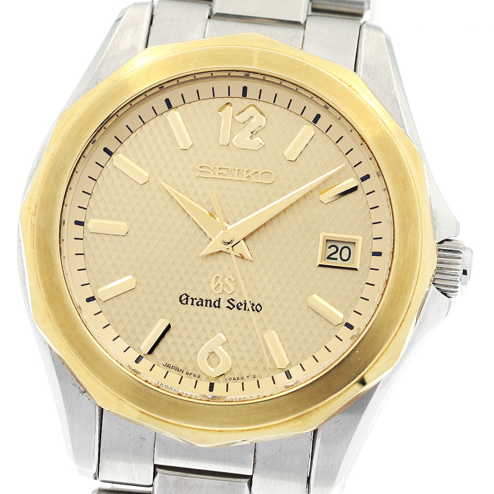 SEIKO Grand Seiko SBGX036/9F62-0A70 Date Gold Dial Quartz Men's Watch_886091