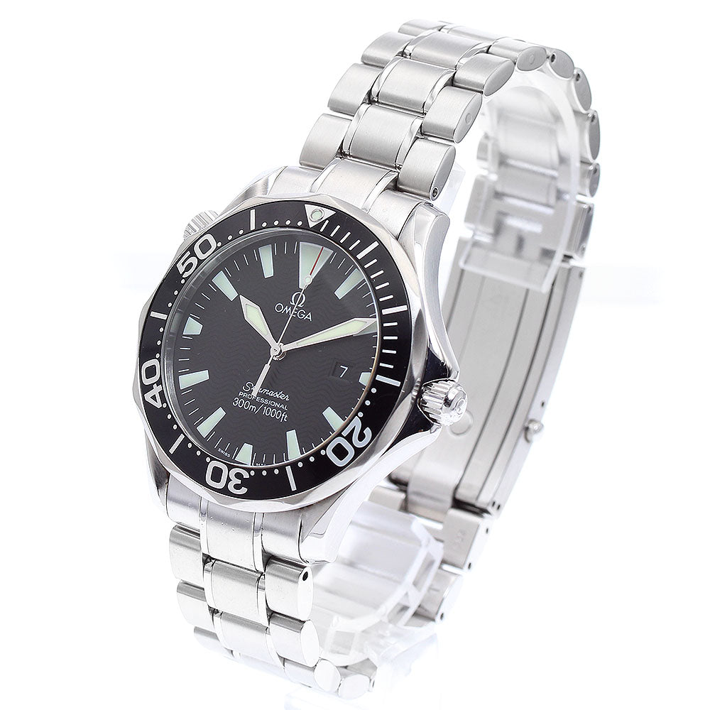 OMEGA Seamaster300 2264.50 Date black Dial Quartz Men's Watch_886092