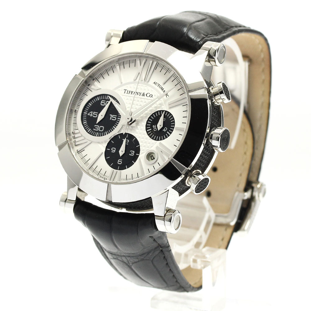 TIFFANY&Co. Atlas Gen Z1000.82.12A21A71A Chronograph Silver / Black Dial Automatic Men's Watch_886178