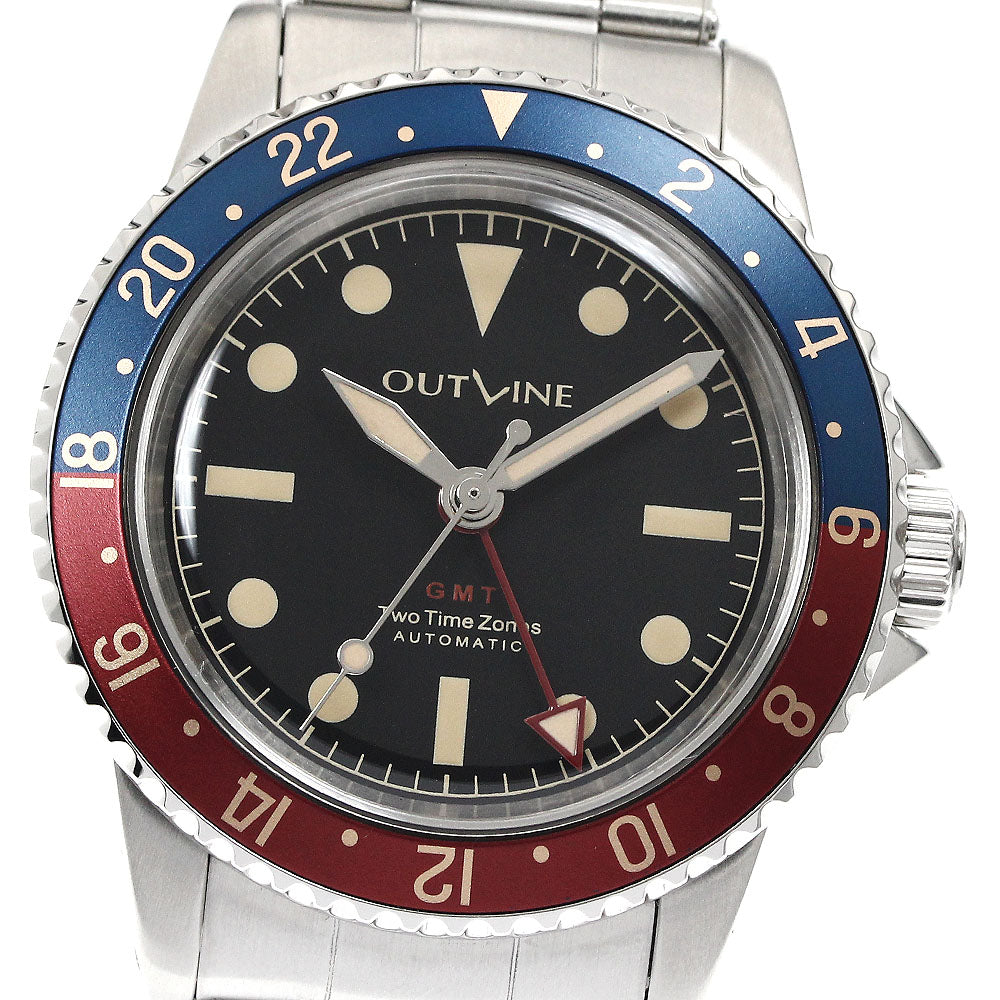 OUTLINE GMT-1960 YK20244-1PEBK pepsi bezel black Dial Automatic Men's_886439