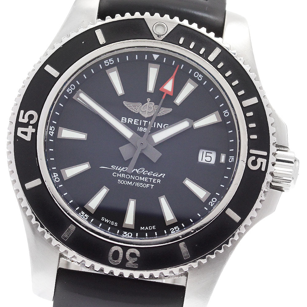 BREITLING Super Ocean 42 A17366 Date black Dial Automatic Men's Watch_886467