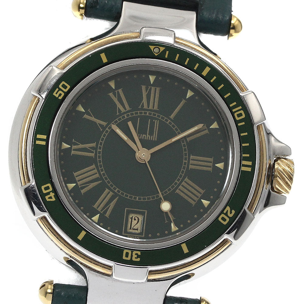 Dunhill Millennium diver Date Green Dial Quartz Men's Watch_886603