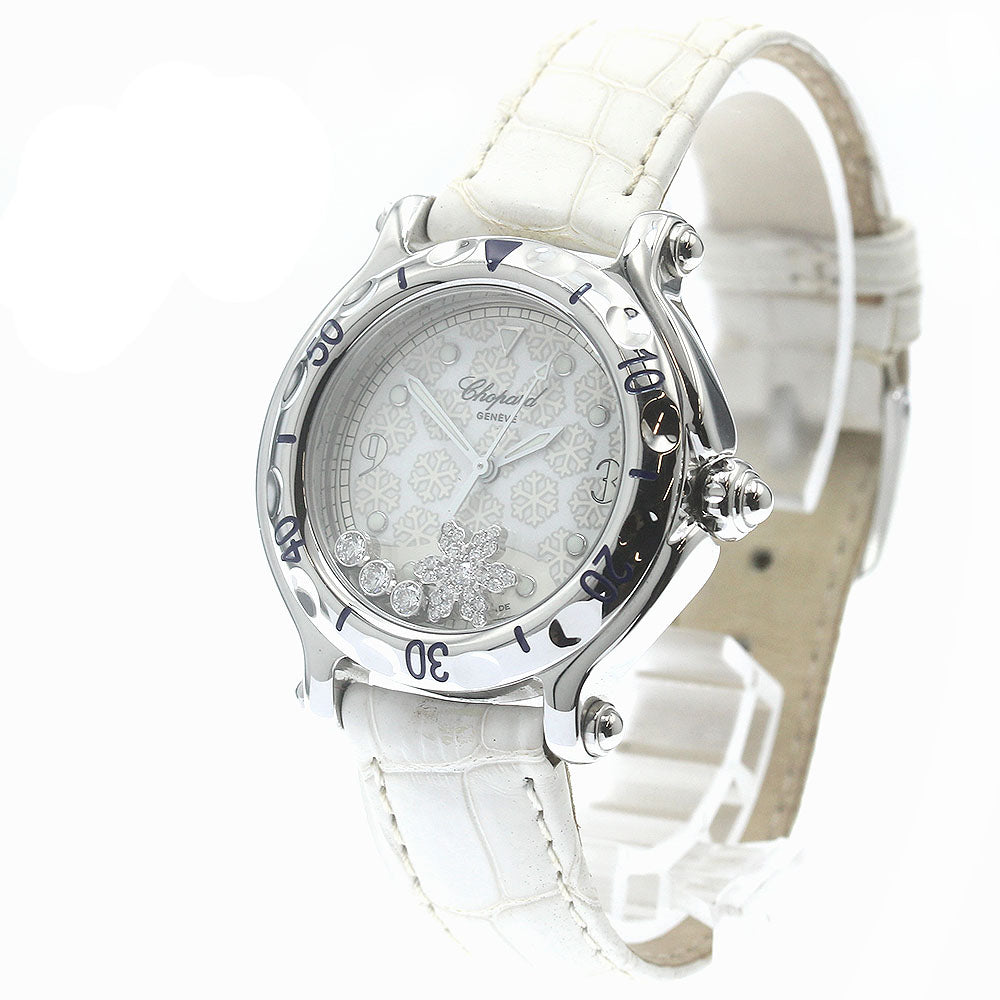 Chopard Happy sports 27/8949 snowflake diamond date Quartz Ladies Watch_886858