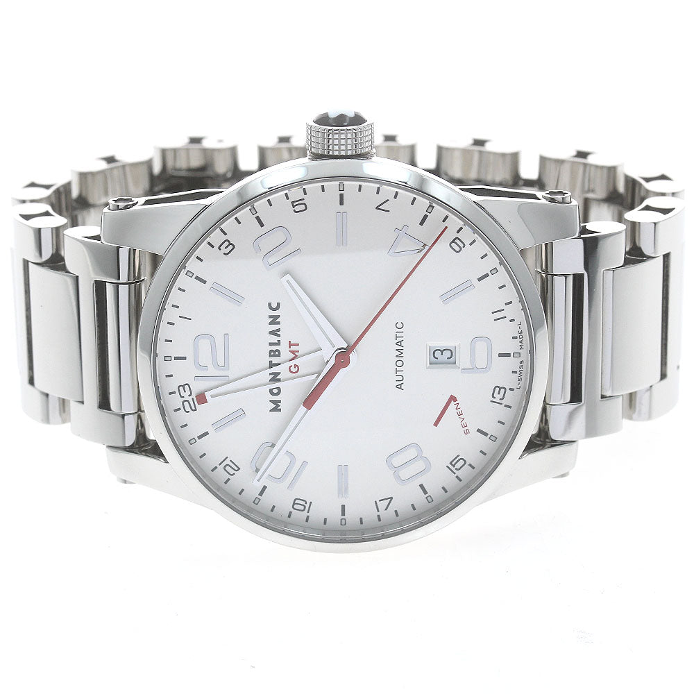MONTBLANC Time walker 7081 GMT Silver Dial Automatic Men's Watch_886861