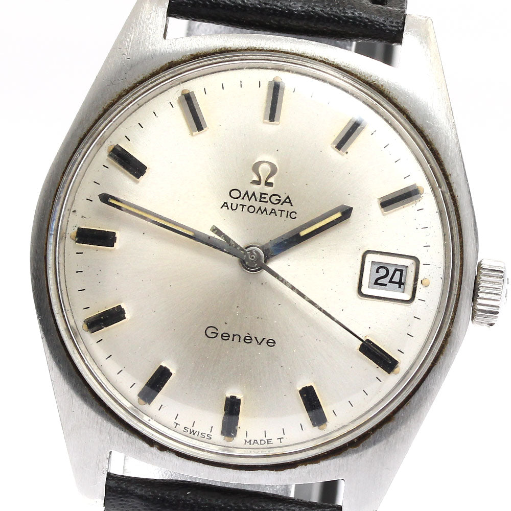 OMEGA Geneve 166.041 Cal.565 Date Silver Dial Automatic Men's Watch_887129