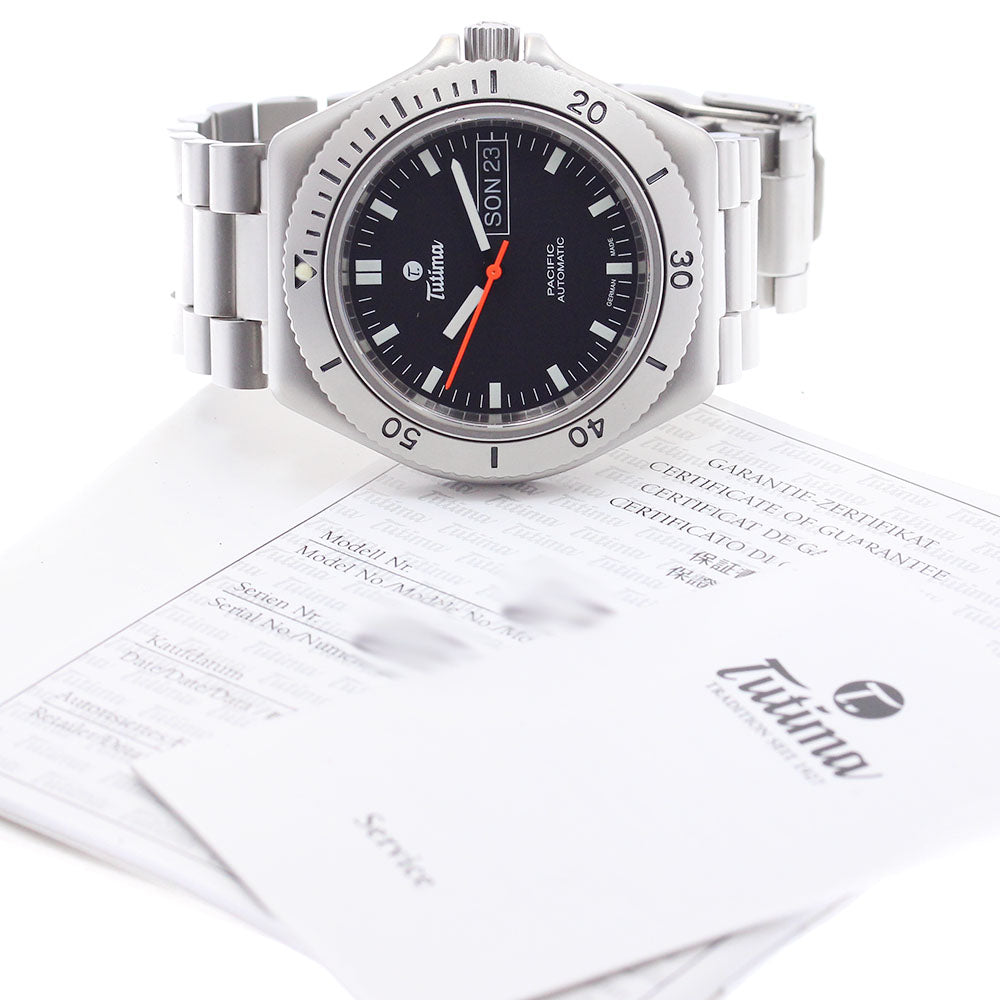 TUTIMA Pacific 670-01 Day date black Dial Automatic Men's Watch_887283