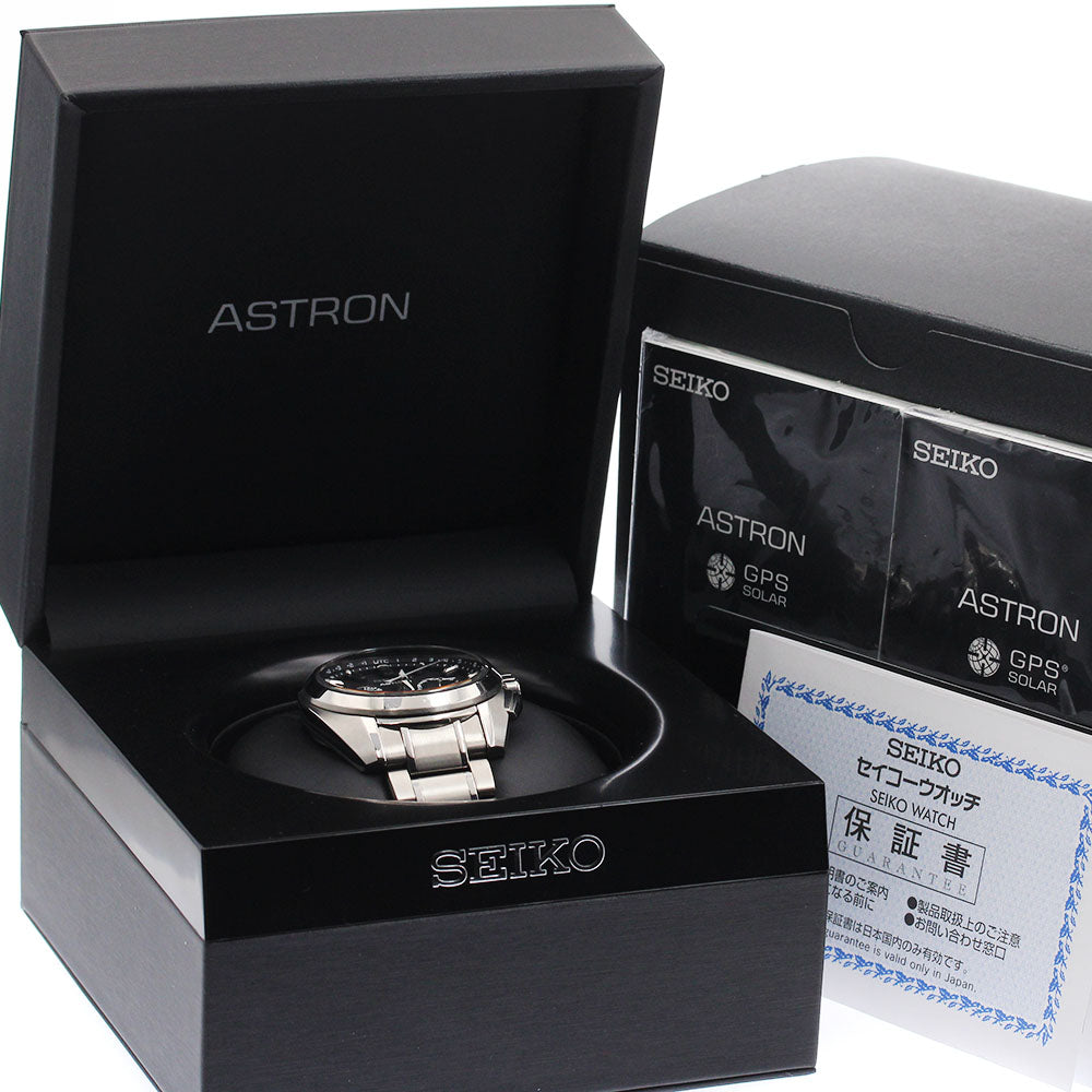 SEIKO Astron SBXC067/5X53-0AV0 Day date Solar Powered Radio Men's Watch_887358