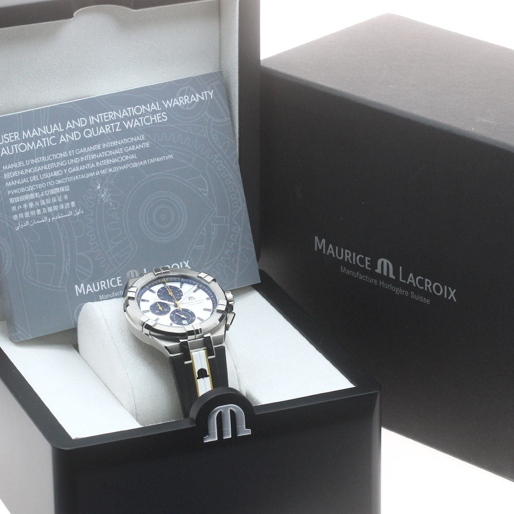 MAURICE LACROIX icon AI1018-TT030-130-K Chronograph Quartz Men's Watch_887383
