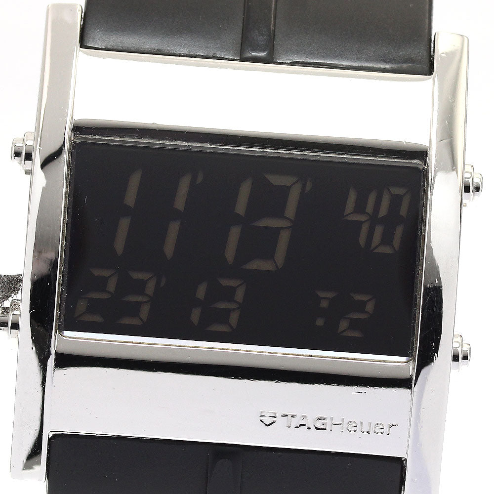 TAG HEUER Micro timer CS111C black Dial Quartz Men's Watch_887390