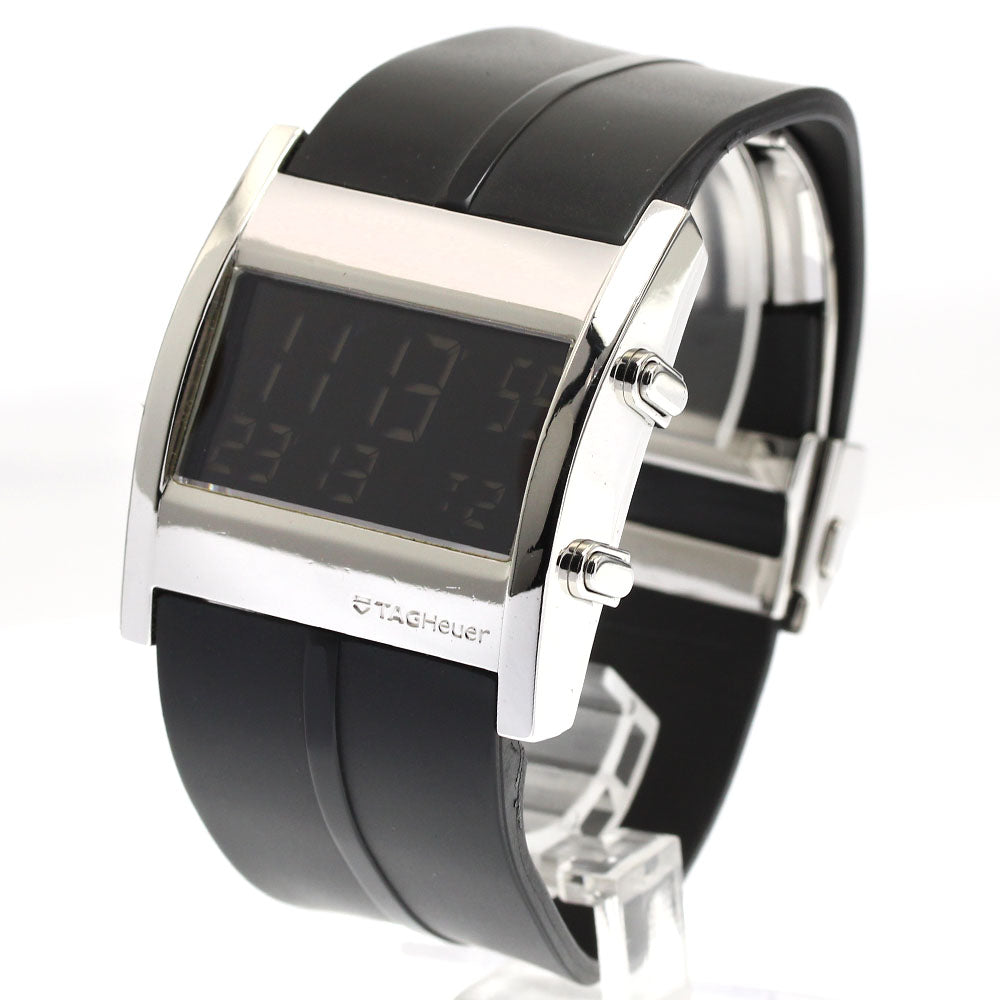 TAG HEUER Micro timer CS111C black Dial Quartz Men's Watch_887390