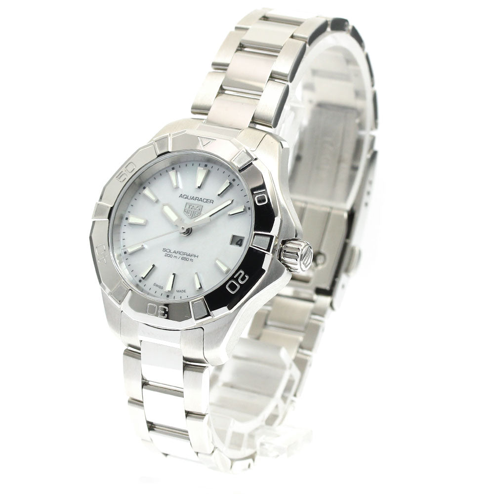 TAG HEUER Aqua racer WBP1312.BA0005 Solar Powered Graph White shell Dial Solar Powered Ladies Watch_887403