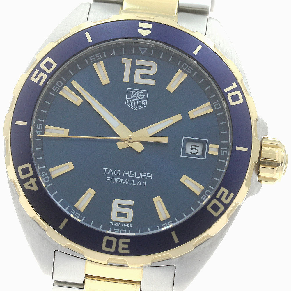 TAG HEUER Formula 1 WAZ1120 Date blue Dial Quartz Men's Watch_887456