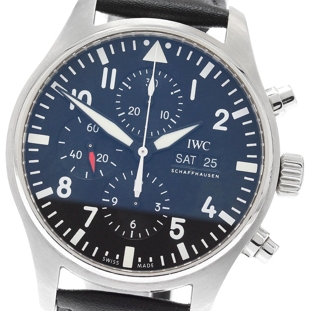 IWC SCHAFFHAUSEN Pilot watch IW377709 Chronograph Automatic Men's Watch_888106