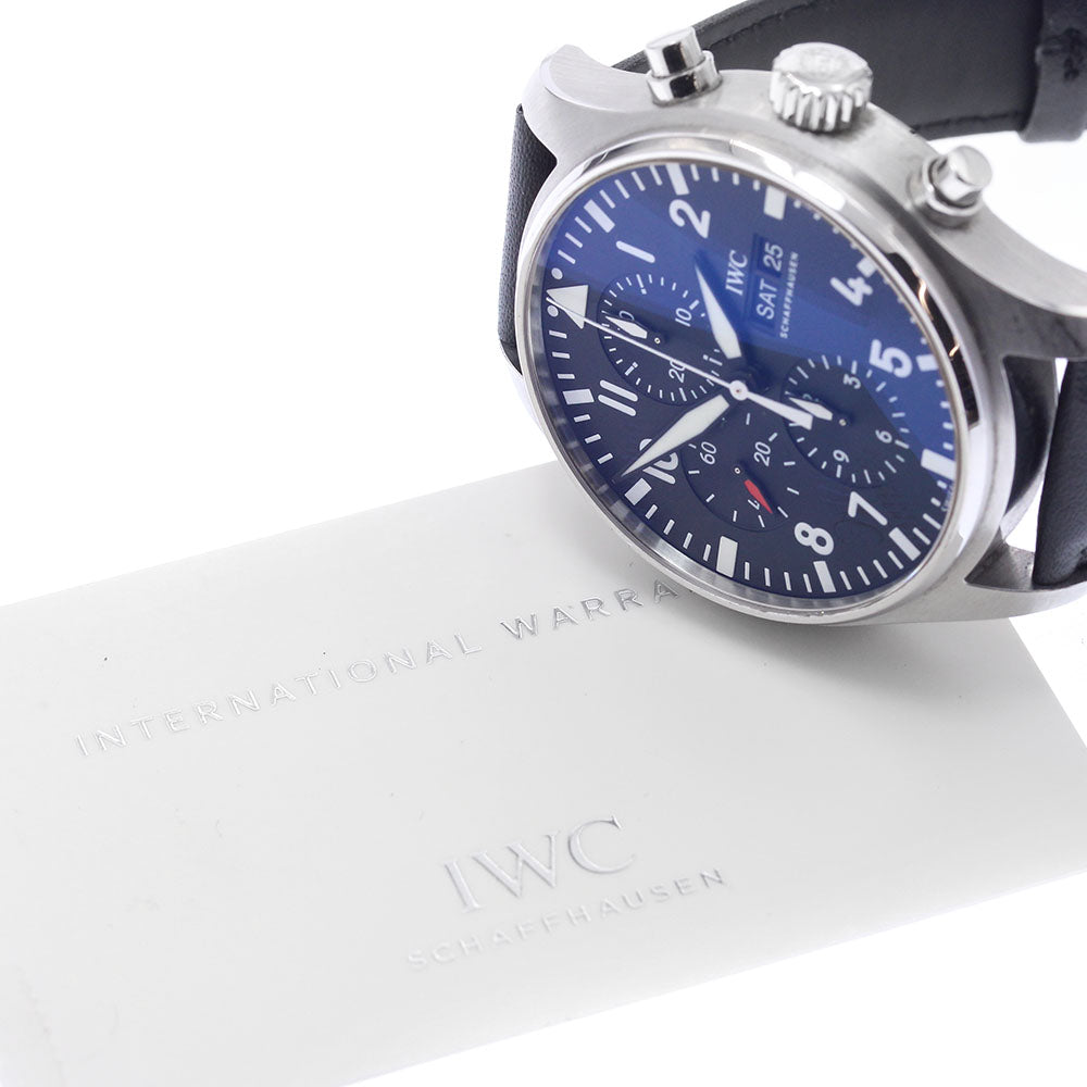 IWC SCHAFFHAUSEN Pilot watch IW377709 Chronograph Automatic Men's Watch_888106