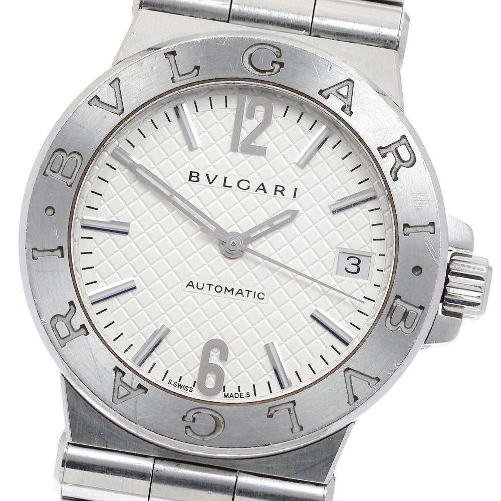 BVLGARI Diagono DG35S Date Silver Dial Automatic Men's Watch_888282