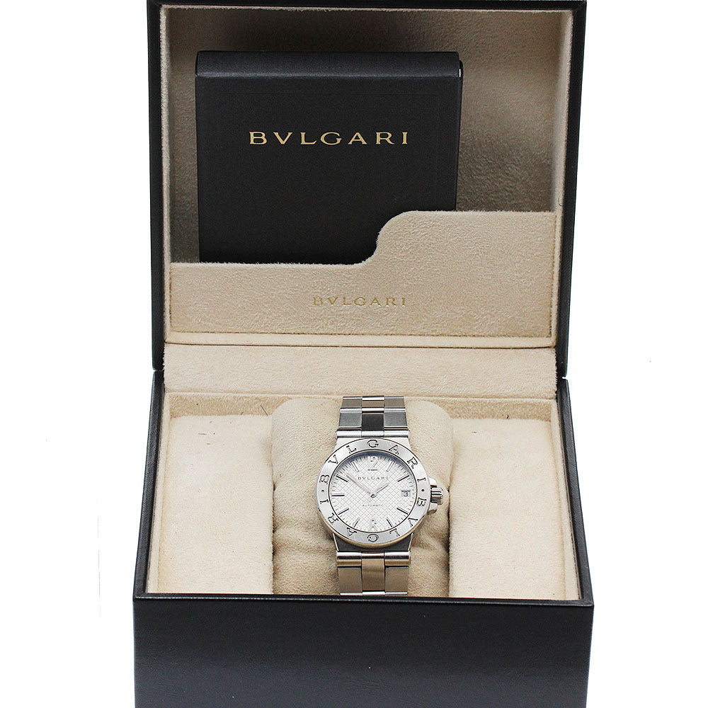 BVLGARI Diagono DG35S Date Silver Dial Automatic Men's Watch_888282