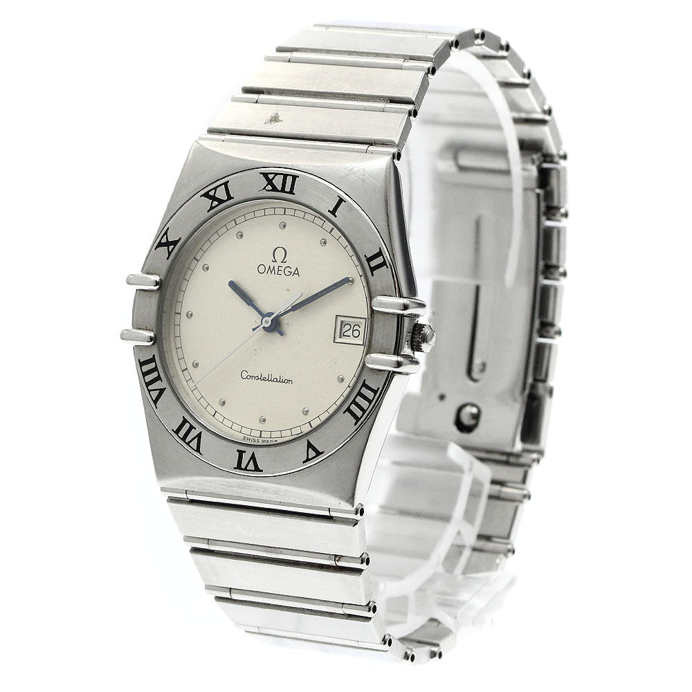 OMEGA Constellation Date Silver Dial Quartz Men's Watch_888495