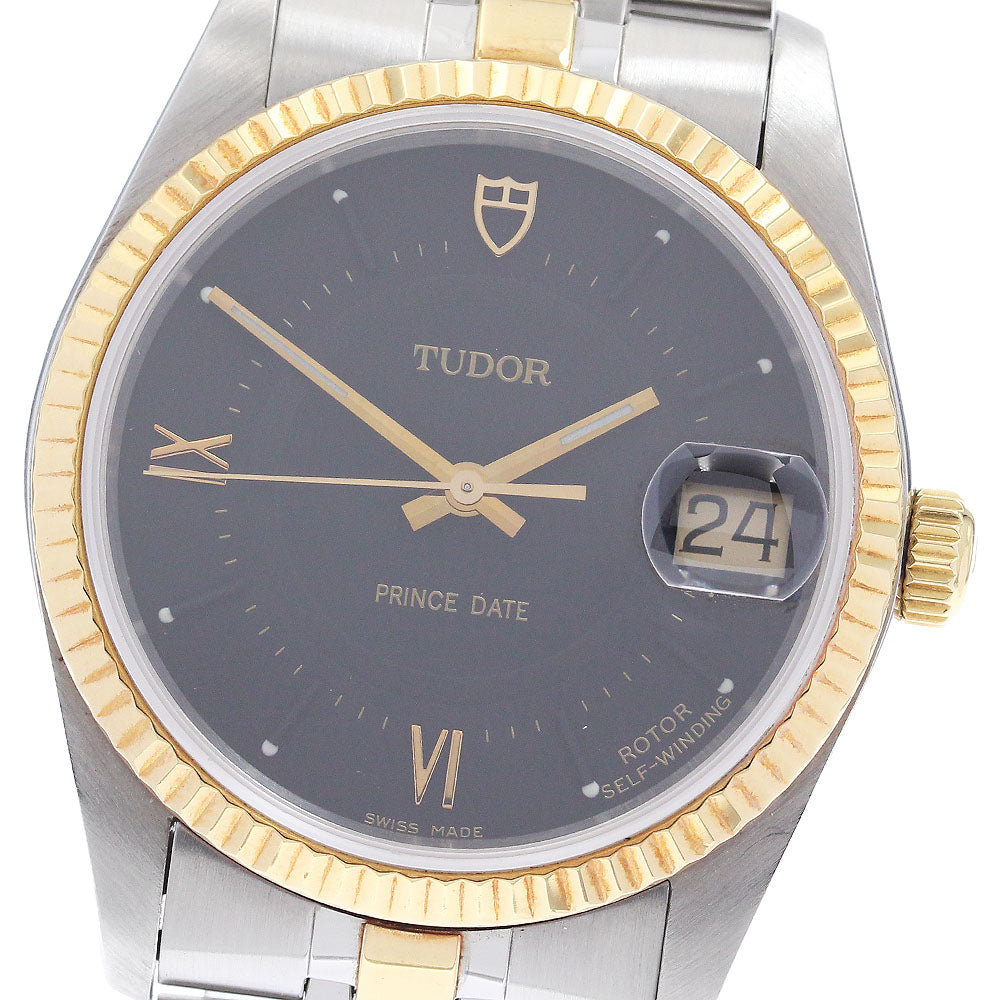 TUDOR Prince Date 8030 cal.2824-2 black Dial Automatic Men's Watch_888588