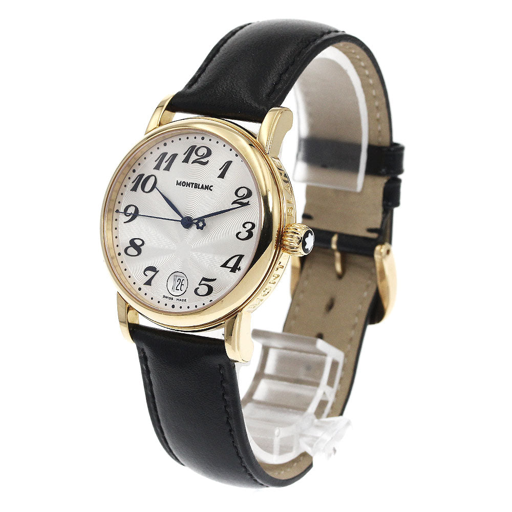 MONTBLANC Meisterstic 7042 Date Silver Dial Quartz Men's Watch_888797