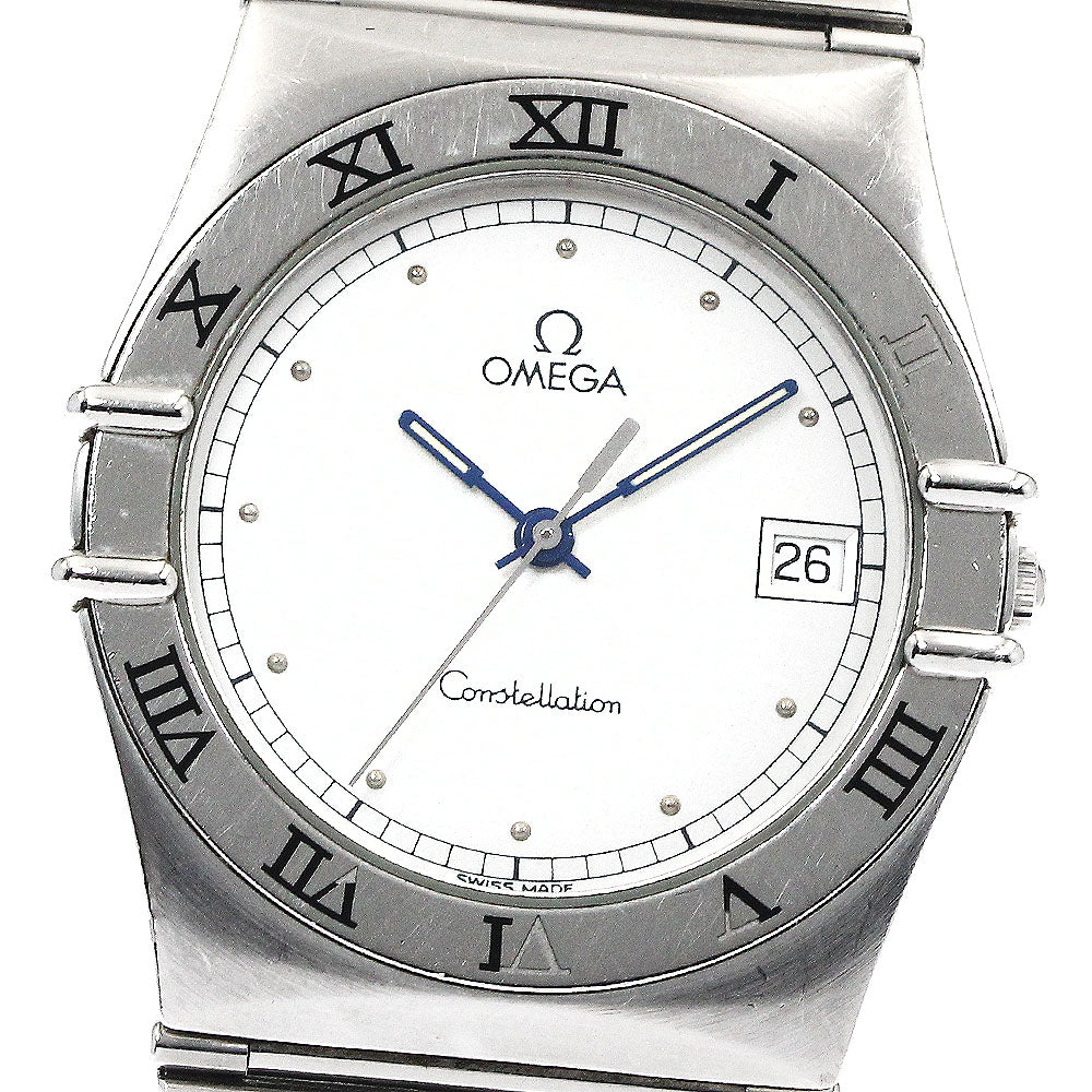 OMEGA Constellation Date Silver Dial Quartz Men's Watch_888844