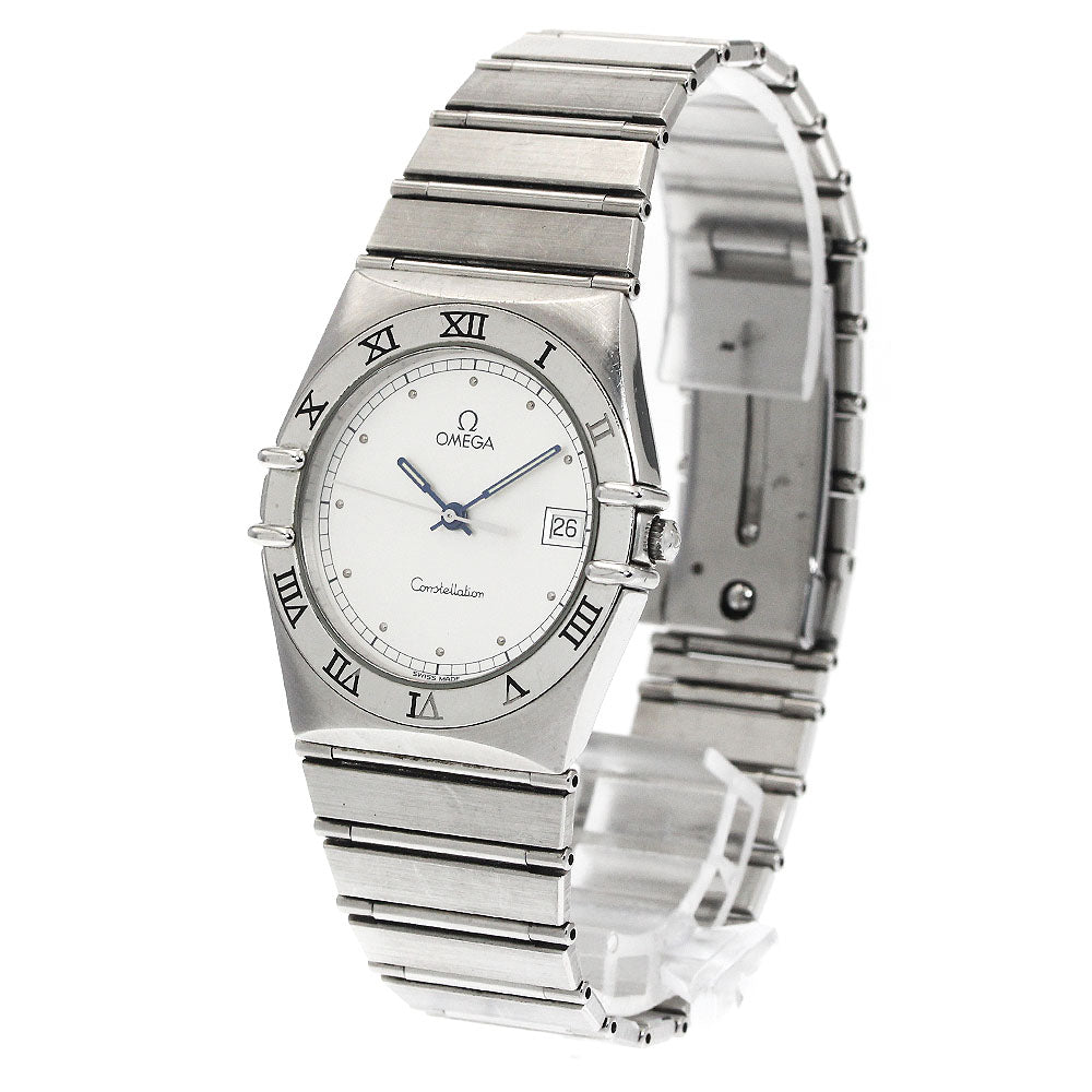 OMEGA Constellation Date Silver Dial Quartz Men's Watch_888844