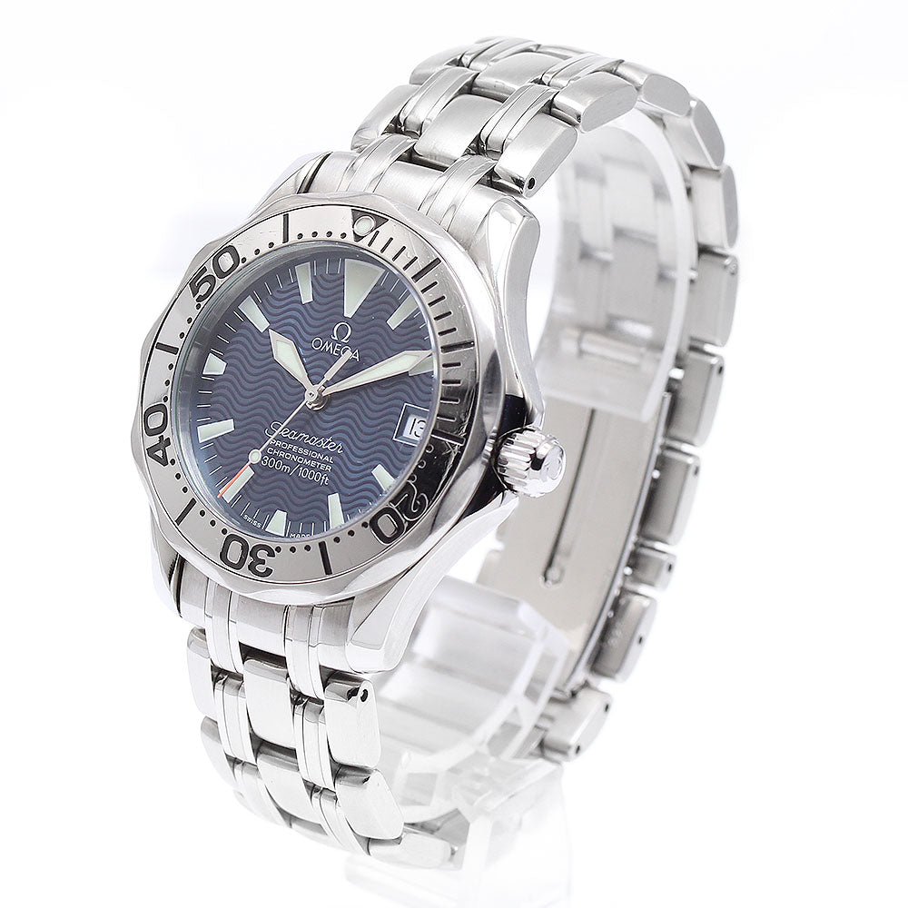 OMEGA Seamaster300 2253.80 Date blue Dial Automatic Boy's Watch_890426