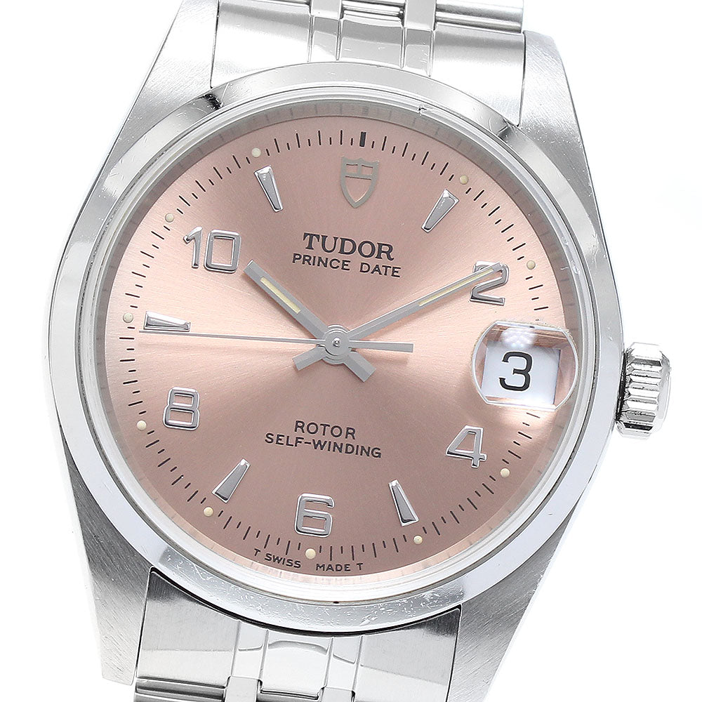 TUDOR Prince Date 72000 pink Dial Automatic Boy's Watch_891643