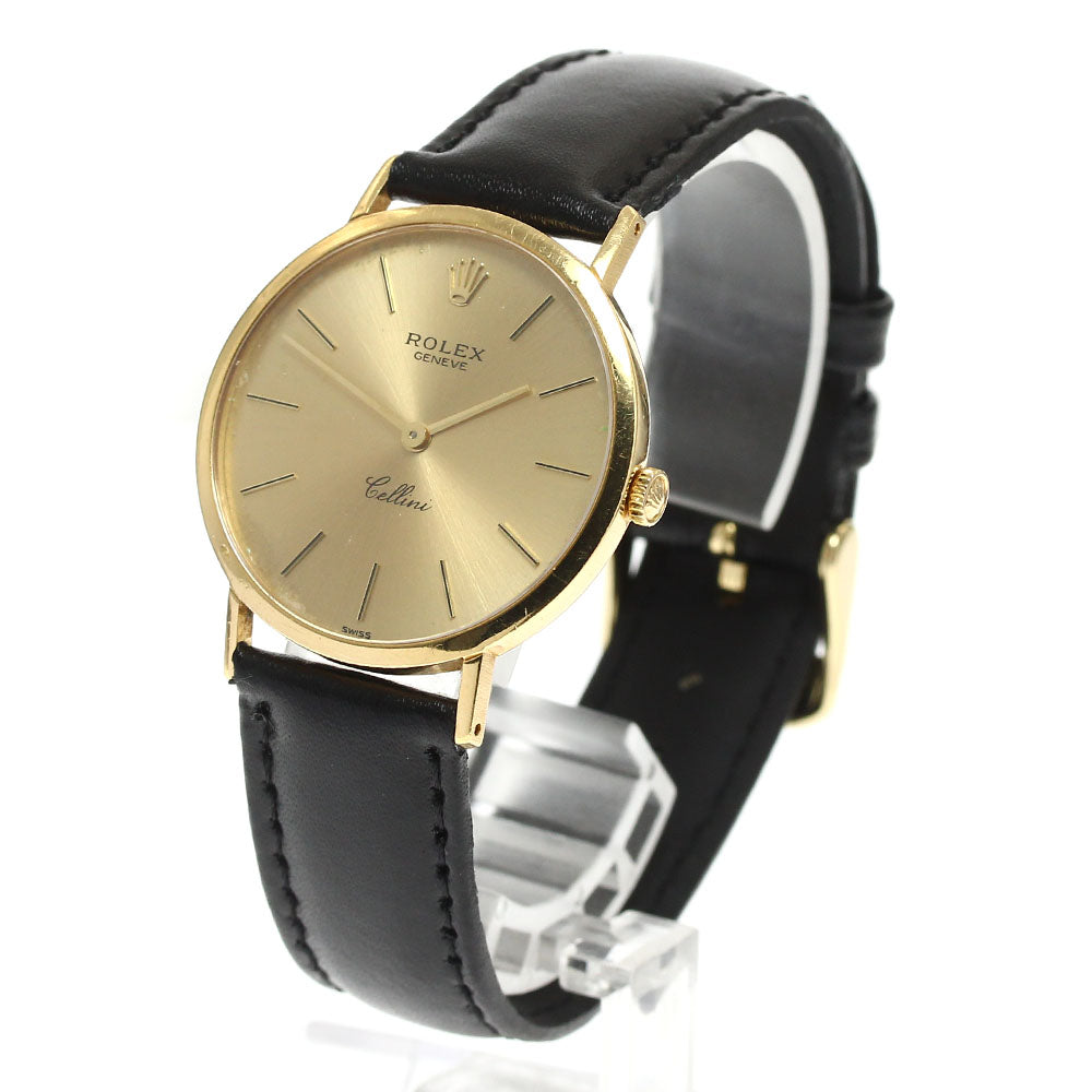 ROLEX Cellini 4112 K18YG Cal.1602 gold Dial Hand Winding Men's Watch_891768