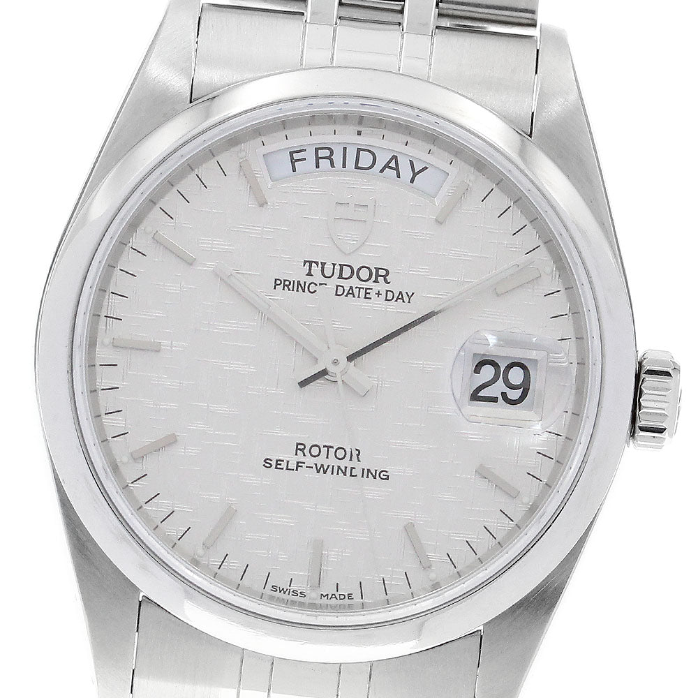 TUDOR Prince Date Day 76200 Silver Dial Automatic Boy's Watch_893700
