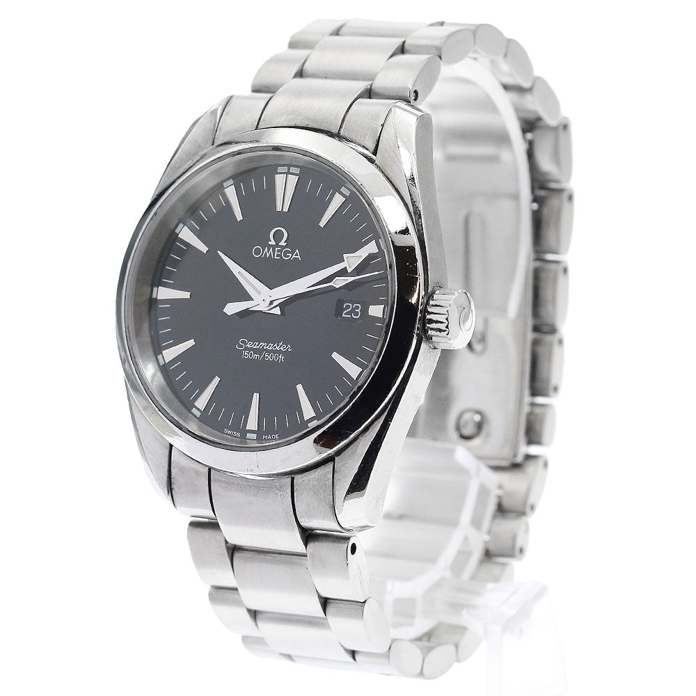 OMEGA Seamaster Aqua Terra 2518.50 Date Black Dial Quartz Boy's Watch_894428