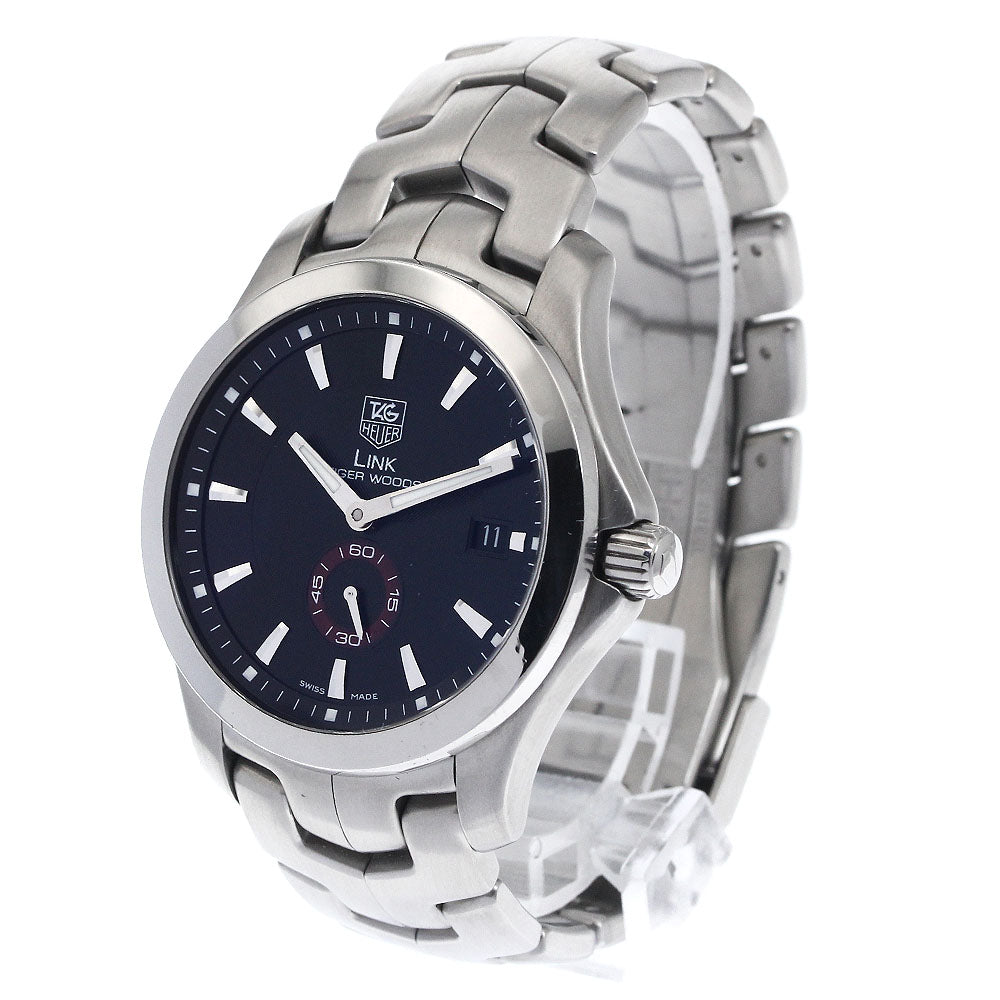 TAG HEUER Link Tiger Woods WJ2110 Small seconds Automatic Men's Watch_894778