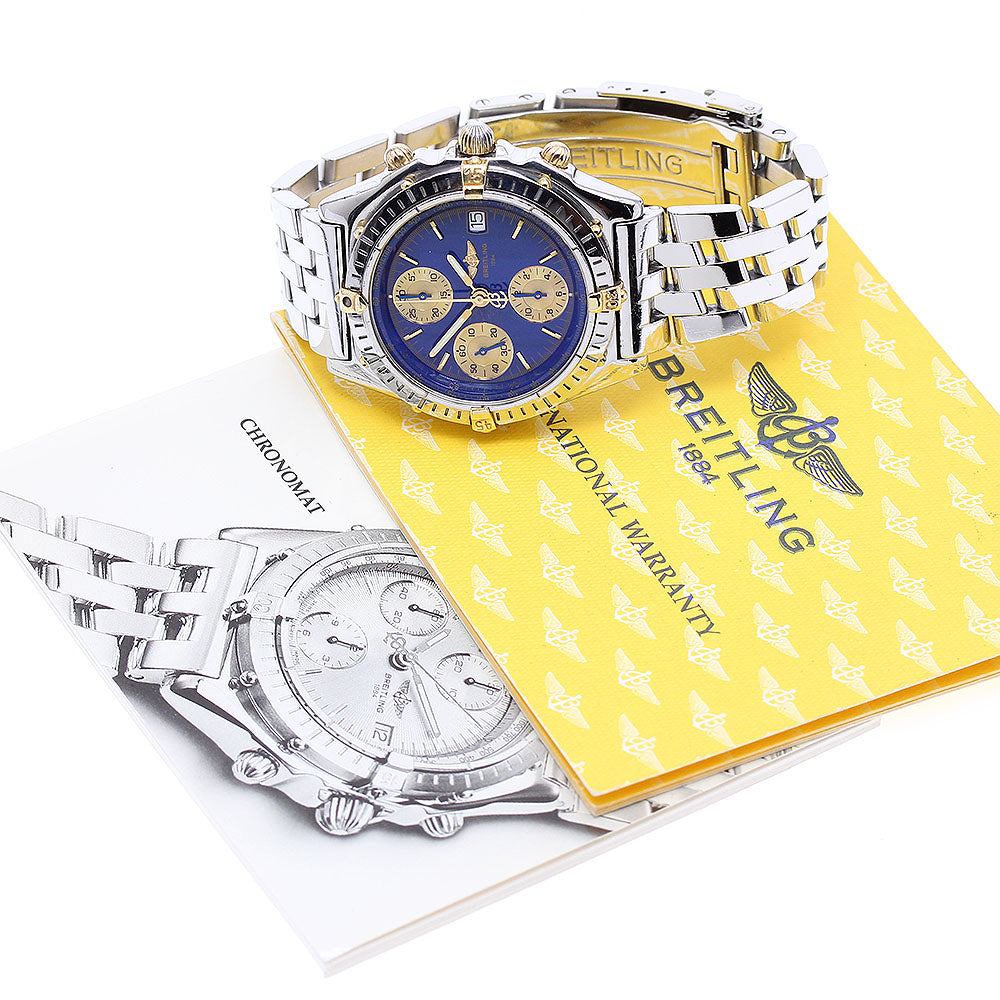 BREITLING Chronomat Bikoro B13050.1 Date Navy Dial Automatic Men's Watch_895311