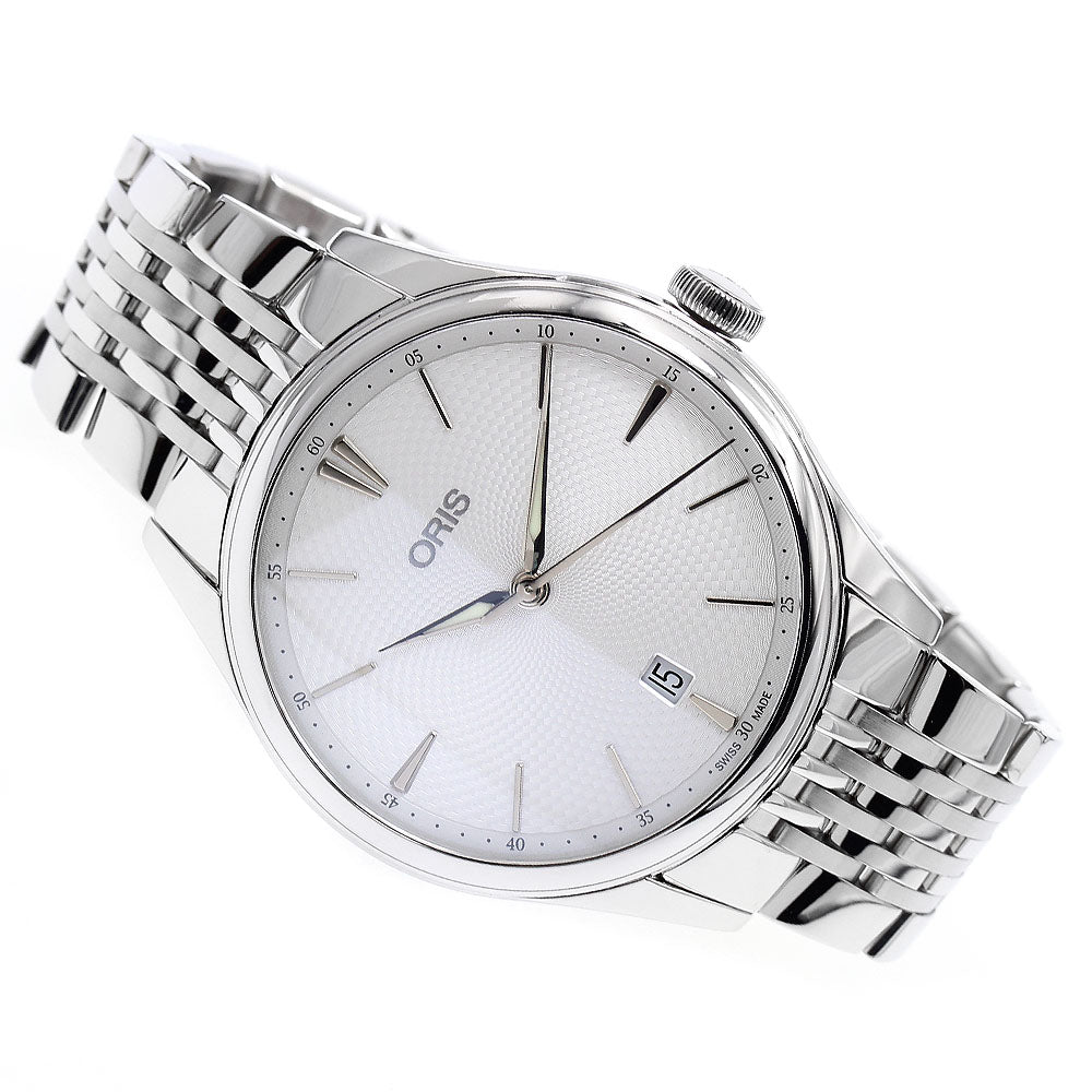ORIS Artelier 01 733 7721 4051 Date Silver Dial Automatic Men's Watch_896090