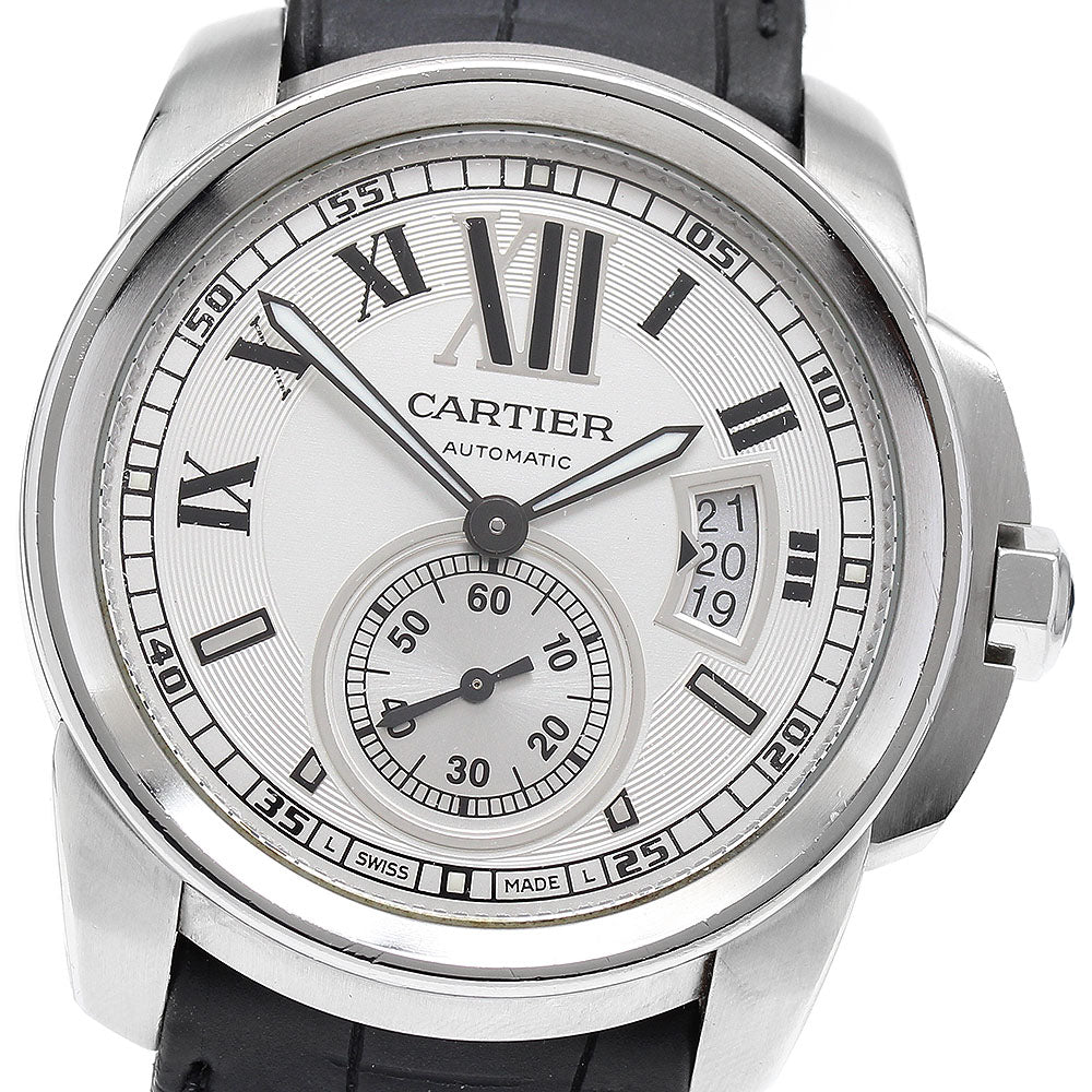 CARTIER Calibur de Cartier W7100013 Small seconds Silver Dial Automatic Men's Watch_898899