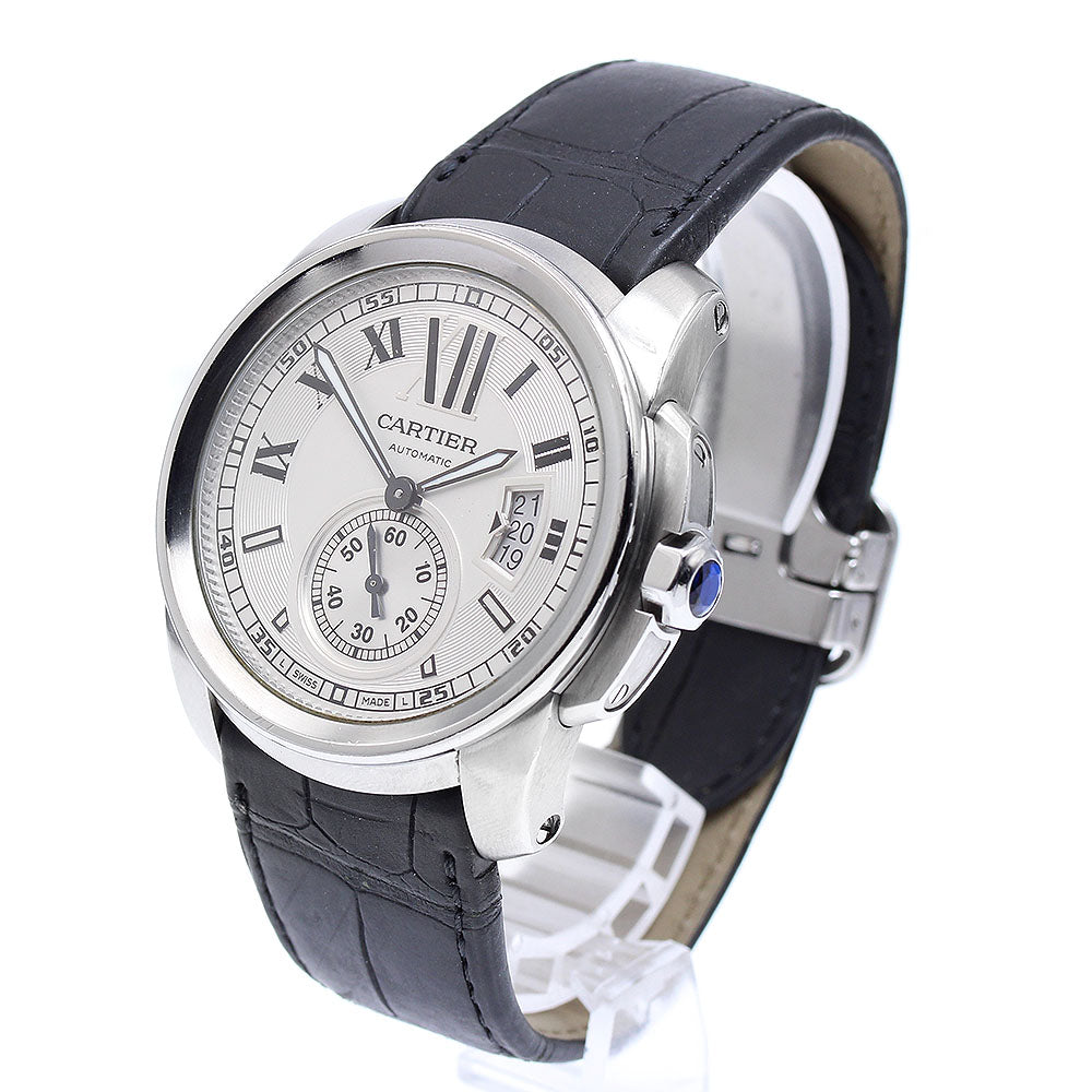 CARTIER Calibur de Cartier W7100013 Small seconds Silver Dial Automatic Men's Watch_898899