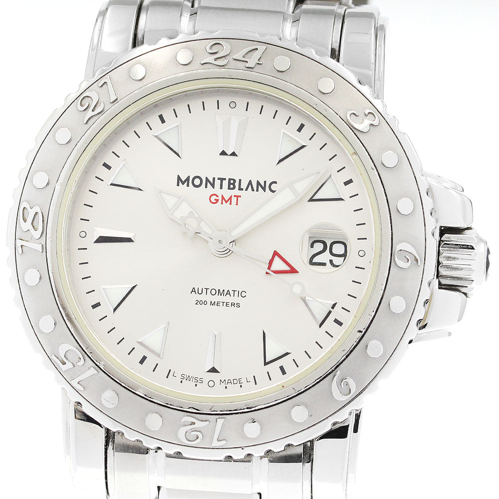MONTBLANC GMT sports 7061 Date Silver Dial Automatic Men's Watch_900234