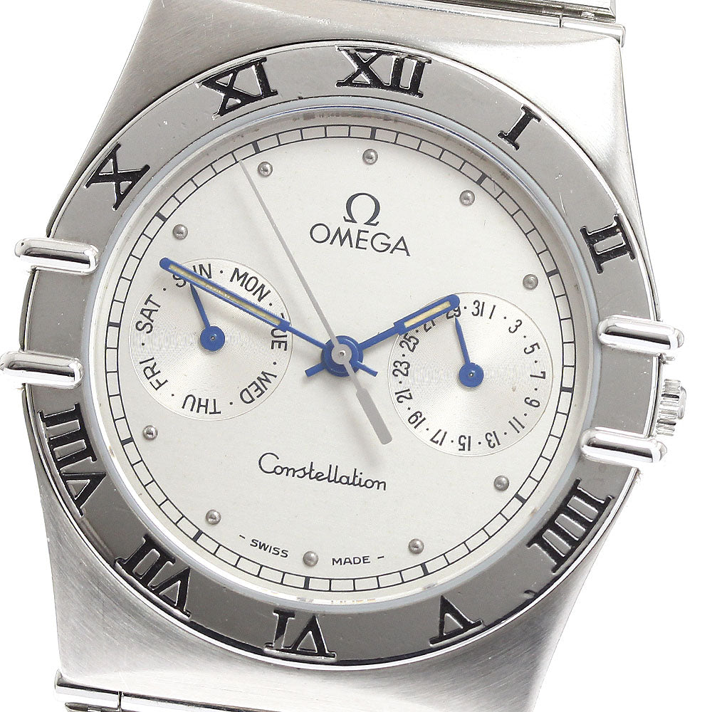 OMEGA Constellation Day date Silver Dial Quartz Men's Watch_905502