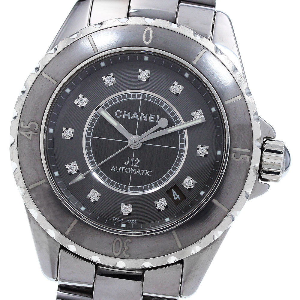 CHANEL J12 Chromatic H3242 12P diamond gray Dial Automatic Men's Watch_916157