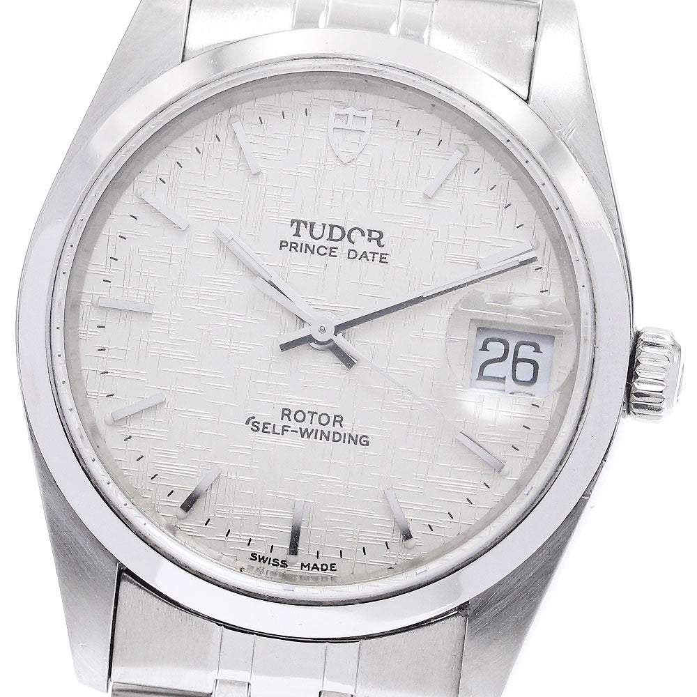 TUDOR 自動巻き時計 シルバー 74000 公式】CLOSER｜チュードル TUDOR 74000N プリンスデイト 自動巻き