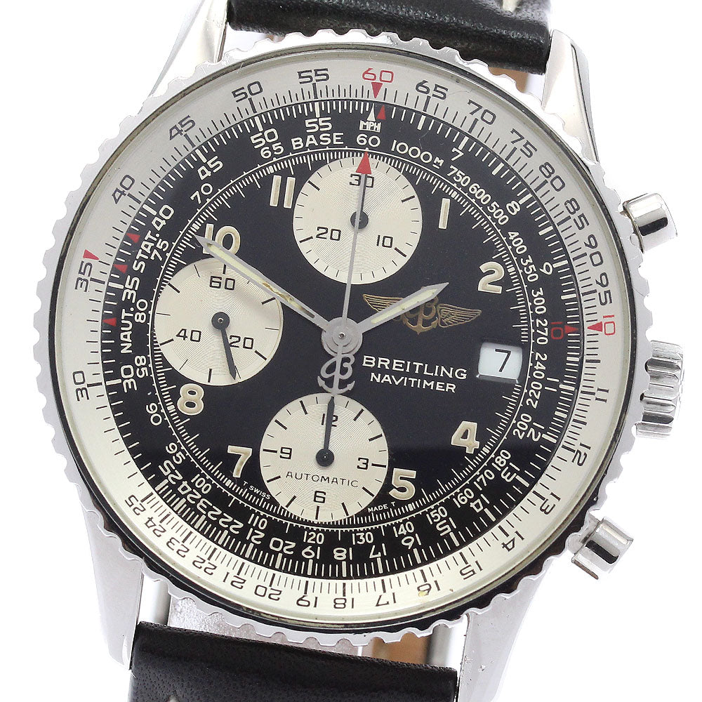 手数料差額値引★BREITLING ブライトリング オールドナビタイマー A13022 メンズ SS 腕時計 自動巻き ネイビー文字盤 Aランク ★ 公式】CLOSER｜ブライトリング BREITLING A13022 オールドナビタイマー