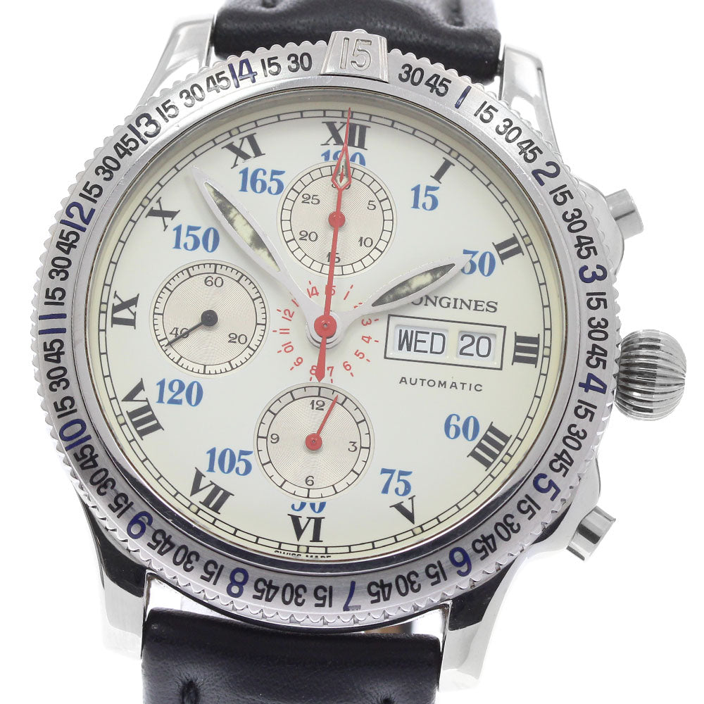 ロン出品 公式】CLOSER｜ロンジン LONGINES L2.618.4 リンドバーグ クロノグラフ