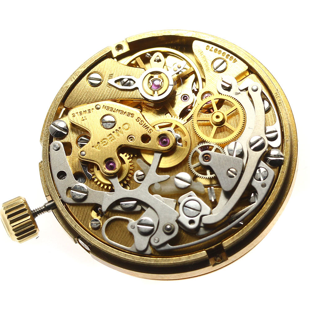 OMEGA Movement Cal.861 Chronograph gold Dial Hand Winding Men's Watch_I-19