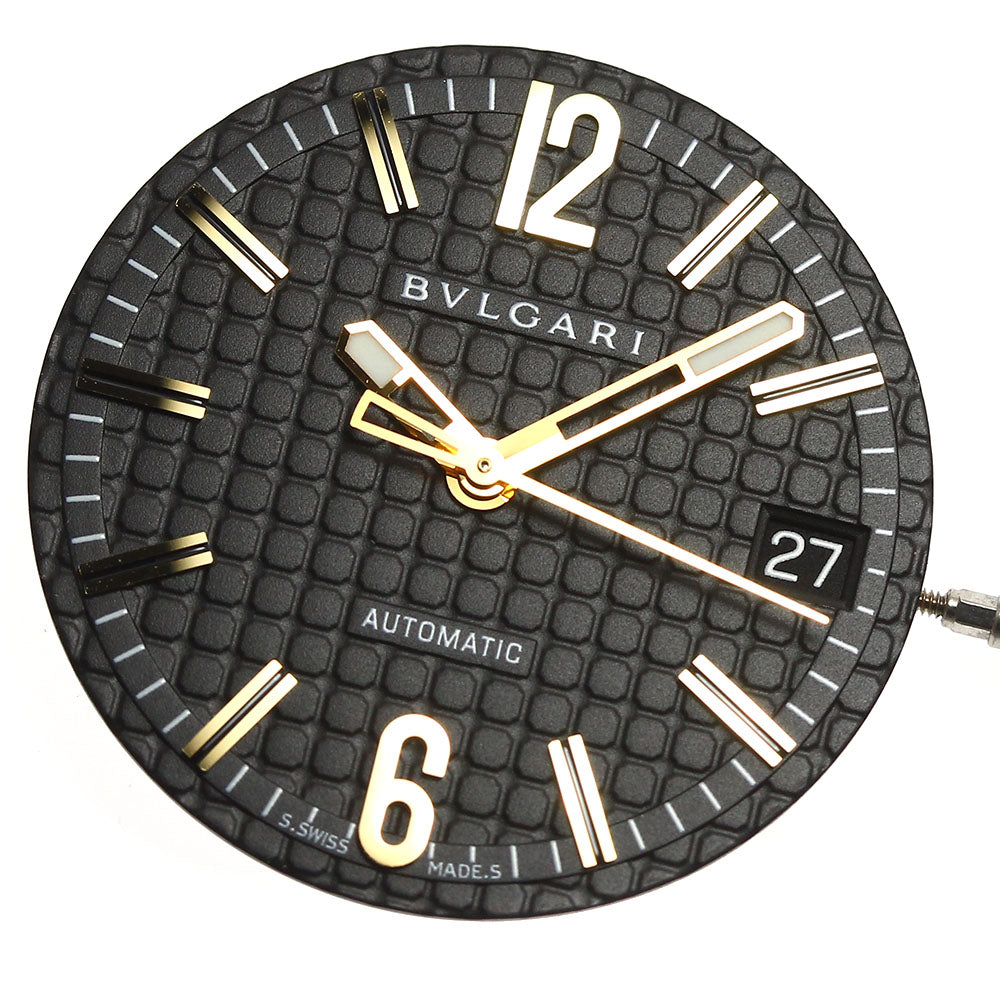 BVLGARI Movement Cal.220TEEG Date black Dial Automatic Men's Watch_I-67