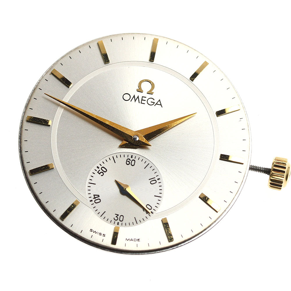 OMEGA Movement Cal.651 Small Second Silver Dial Hand Winding Men's Watch_I-81