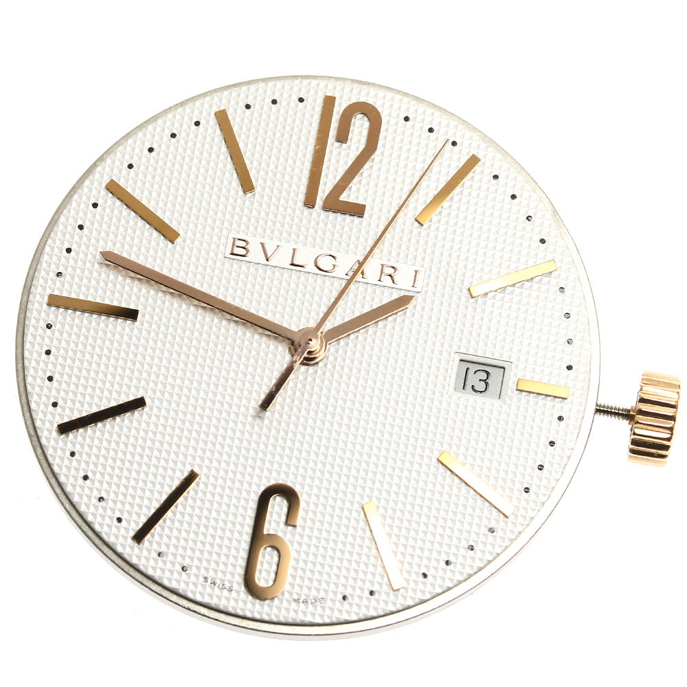 BVLGARI Movement Cal.220TEMM Date Silver Dial Automatic Men's Watch_I-92