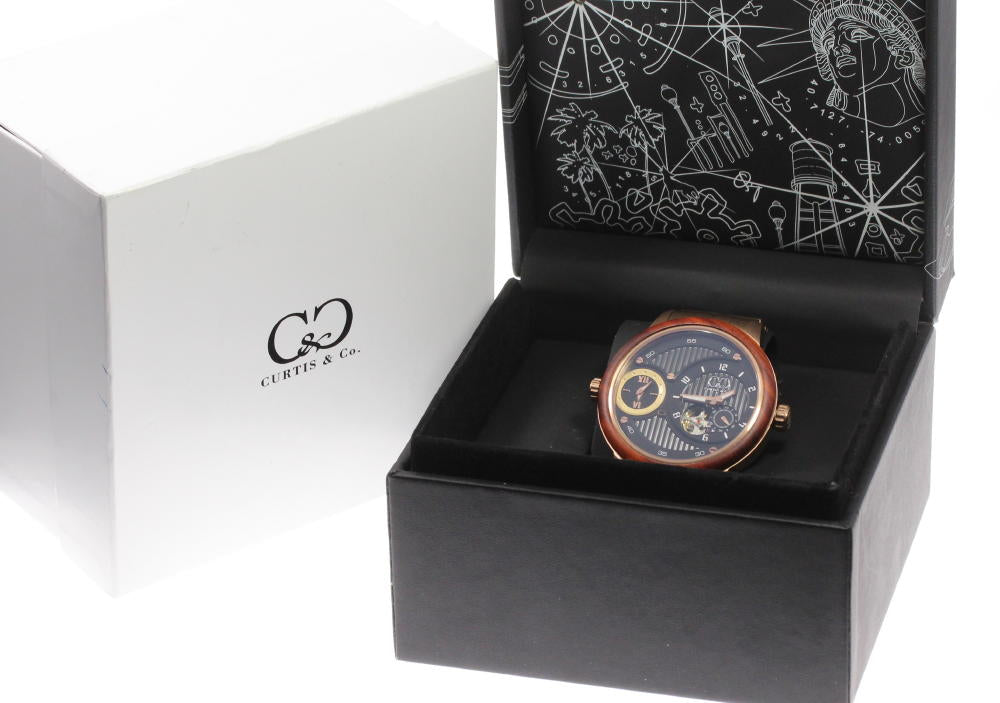 Curtis & Co. Small seconds black Dial Automatic Men's Watch_591485