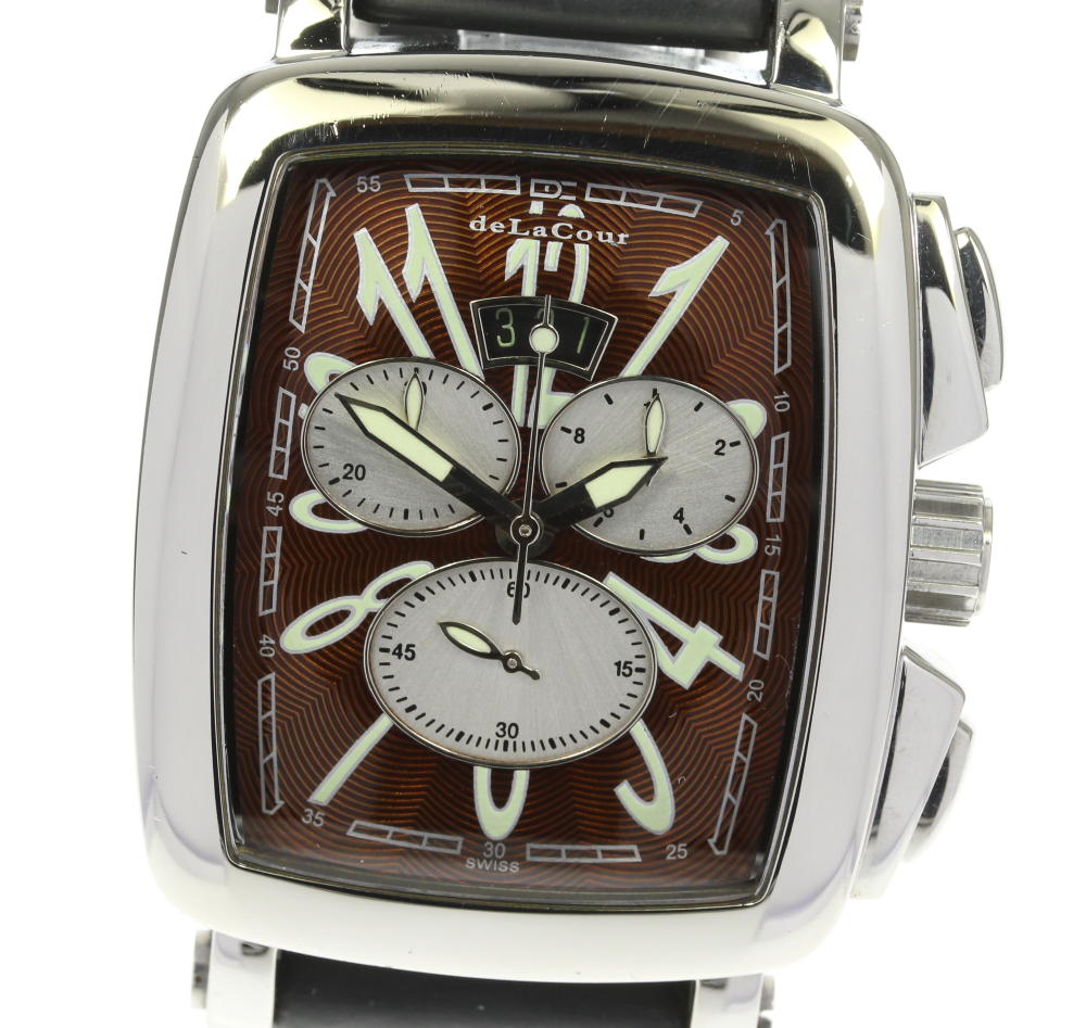 deLaCour S.251471 Chronograph Brown Dial Quartz Boy's Watch_600706