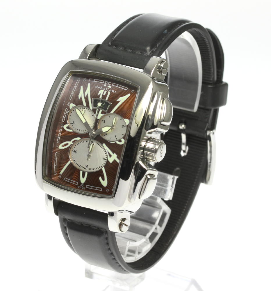 deLaCour S.251471 Chronograph Brown Dial Quartz Boy's Watch_600706