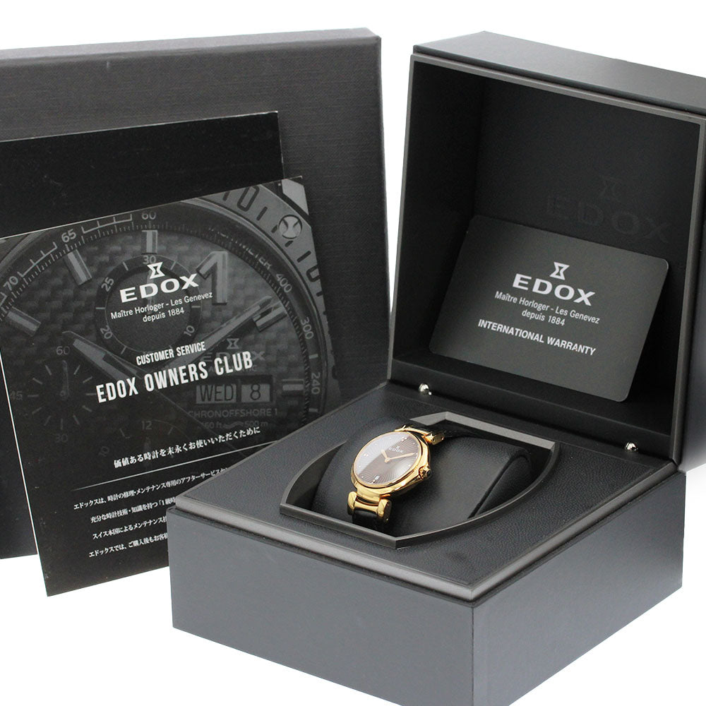 EDOX LaPassion 57002 Date Brown Dial Quartz Ladies Watch_603010
